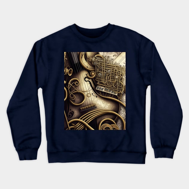 music violin instrument Crewneck Sweatshirt by UniqueMe